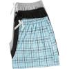 imageSweatyRocks Womens 3 Pack Plus Size Pajama Shorts Elastic High Waisted Lounge Sleep ShortsGrey and Blue