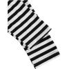 imageSweatyRocks Womens Color Block Butterfly Print Striped Long Sleeve Crop Top T ShirtDark Grey