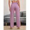 imageSweatyRocks Womens Elegant High Waist Solid Long Pants Office TrousersSolid Purple