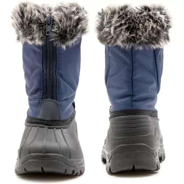 Outee Toddler Kids Winter Outdoor Waterproof FAUX FUR Snow Boots Age 2-10