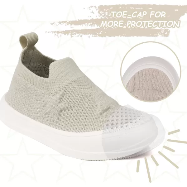 Toandon Baby Toddler Lightweight Flexible Straps Sneakers for 1-7 Yrs