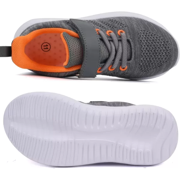 Toandon Girls Boys Kids Lightwight Breathable Athletic Sport Sneakers