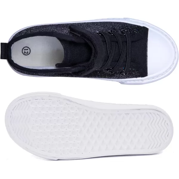 Toandon Kids Adorable Fashion High Top Casual Canvas Sneakers