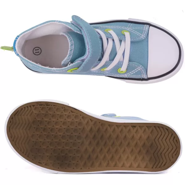 Toandon Kids Adorable Fashion High Top Casual Canvas Sneakers