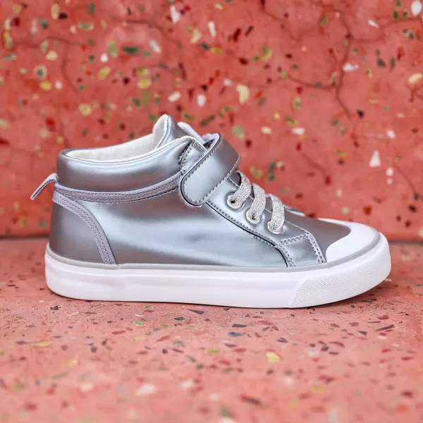 Toandon Kids Adorable Fashion High Top Casual Canvas Sneakers
