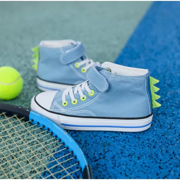 Toandon Kids Adorable Fashion High Top Casual Canvas Sneakers