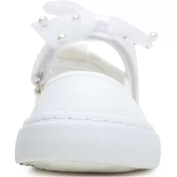 Toandon Toddler Girls Sparkle Glitter Flats Sneakers Age 3-10