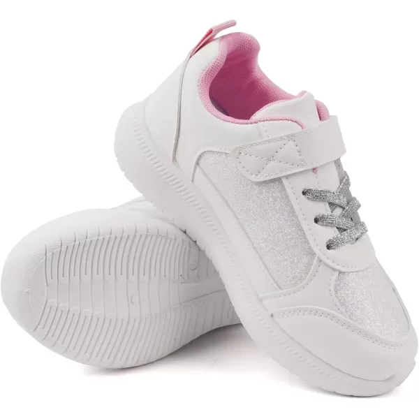 Toandon Toddler Kids Sneakers Sparkle Fashion Glitter Sequins Canvas Shoes