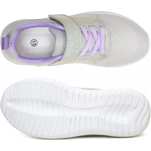 Toandon Toddler Kids Sneakers Sparkle Fashion Glitter Sequins Canvas Shoes