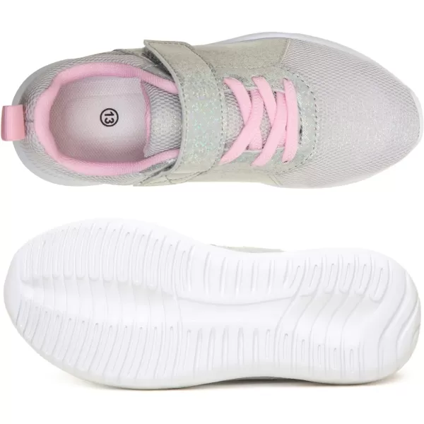 Toandon Toddler Kids Sneakers Sparkle Fashion Glitter Sequins Canvas Shoes