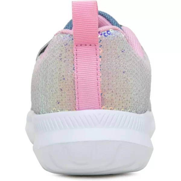 Toandon Toddler Kids Sneakers Sparkle Fashion Glitter Sequins Canvas Shoes