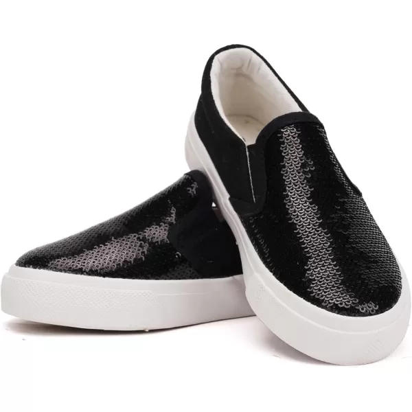 Toandon Toddler Kids Sparkle Sequins Glitter Sneakers Age 2-10