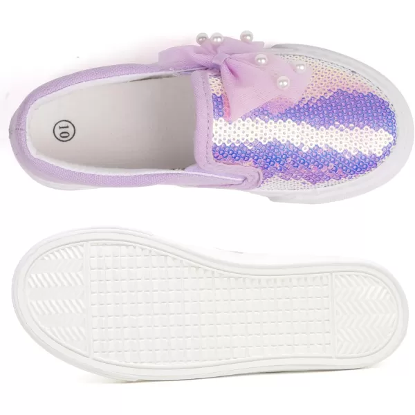 Toandon Toddler Kids Sparkle Sequins Glitter Sneakers Age 2-10