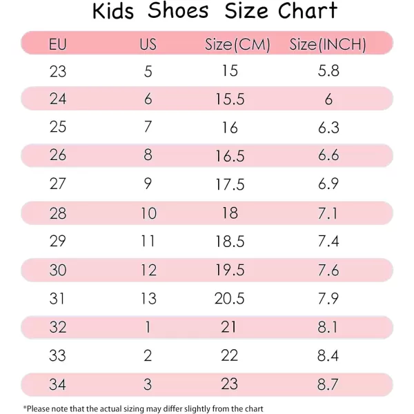 Toandon Toddler Kids Sparkle Sequins Glitter Sneakers Age 2-10