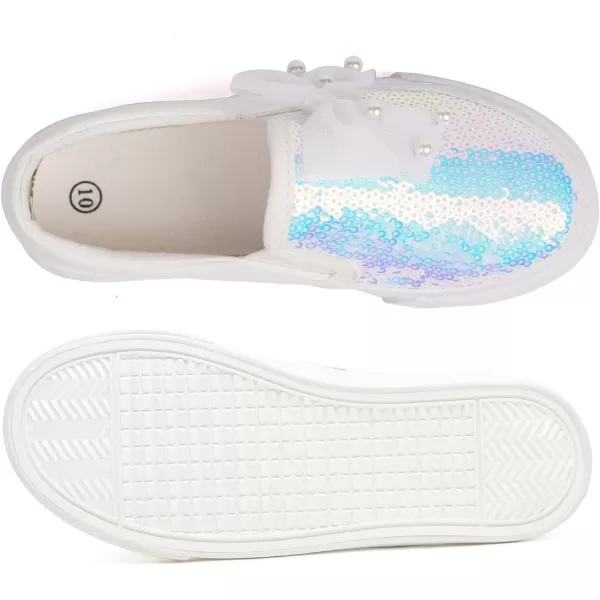 Toandon Toddler Kids Sparkle Sequins Glitter Sneakers Age 2-10