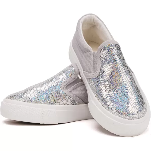 Toandon Toddler Kids Sparkle Sequins Glitter Sneakers Age 2-10
