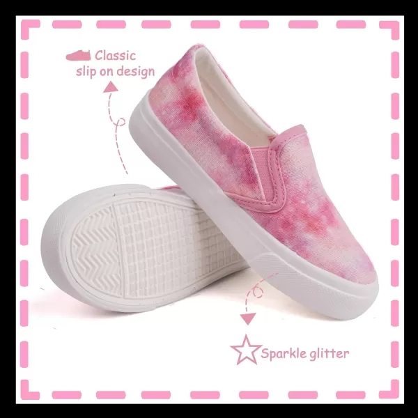 Toandon Toddler Kids Sparkle Sequins Glitter Sneakers Age 2-10