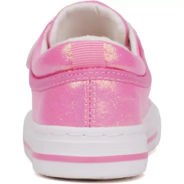 ToandonToddler Kids Sneakers Sparkle Fashion Glitter Sequins Canvas Shoes