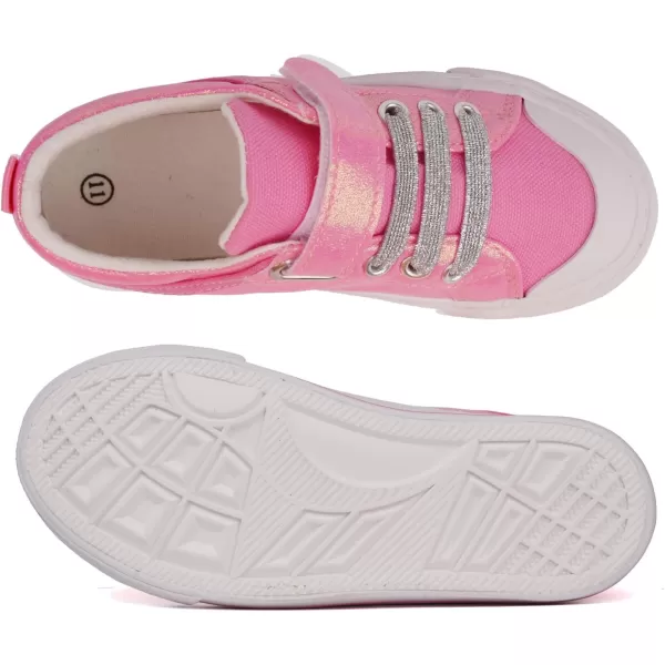 ToandonToddler Kids Sneakers Sparkle Fashion Glitter Sequins Canvas Shoes