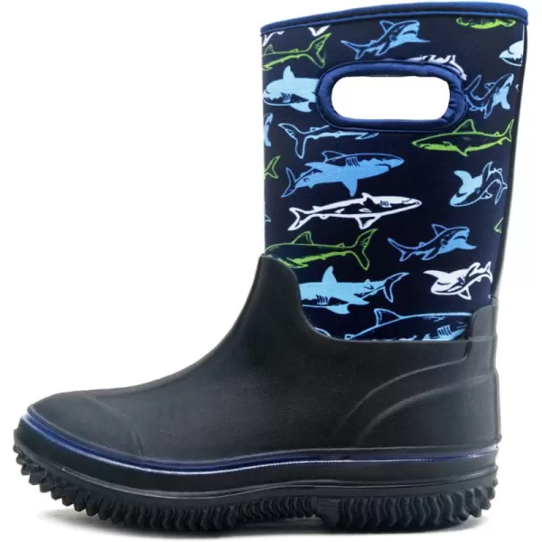 Outee Toddler Kids Warm Waterproof Neoprene Rain Boots