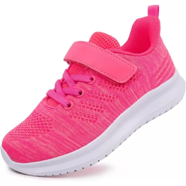 Toandon Girls Boys Kids Lightwight Breathable Athletic Sport Sneakers