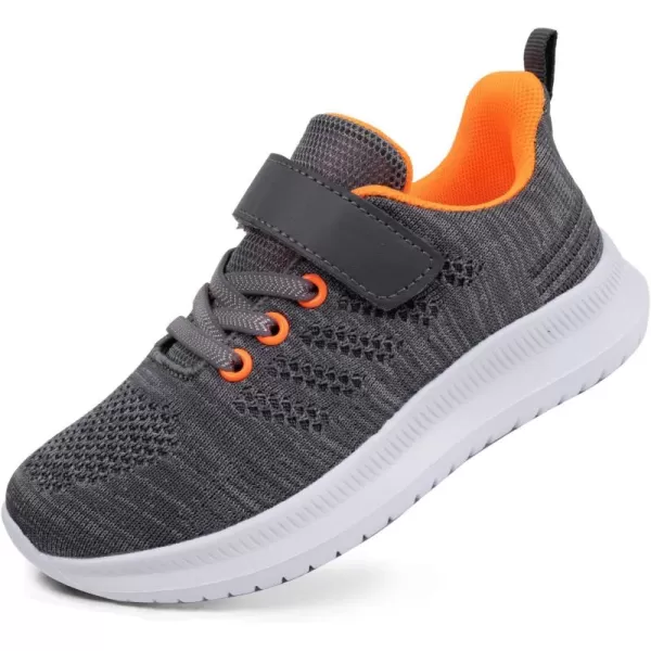 Toandon Girls Boys Kids Lightwight Breathable Athletic Sport Sneakers
