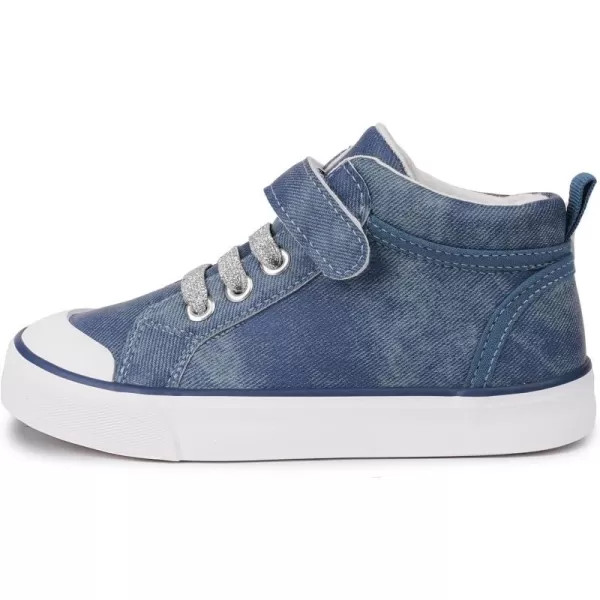Toandon Kids Adorable Fashion High Top Casual Canvas Sneakers
