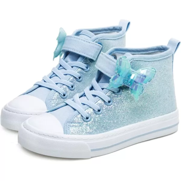 Toandon Kids Adorable Fashion High Top Casual Canvas Sneakers
