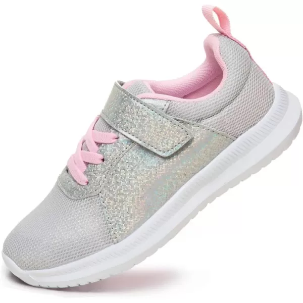 Toandon Toddler Kids Sneakers Sparkle Fashion Glitter Sequins Canvas Shoes