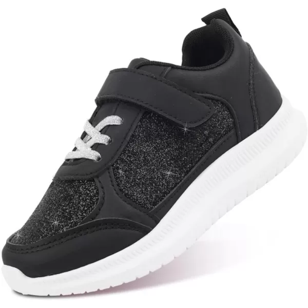 Toandon Toddler Kids Sneakers Sparkle Fashion Glitter Sequins Canvas Shoes