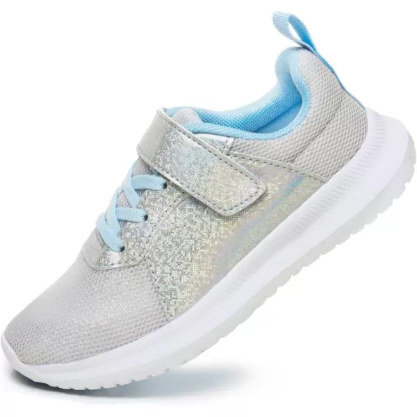 Toandon Toddler Kids Sneakers Sparkle Fashion Glitter Sequins Canvas Shoes