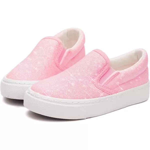 Toandon Toddler Kids Sparkle Sequins Glitter Sneakers Age 2-10