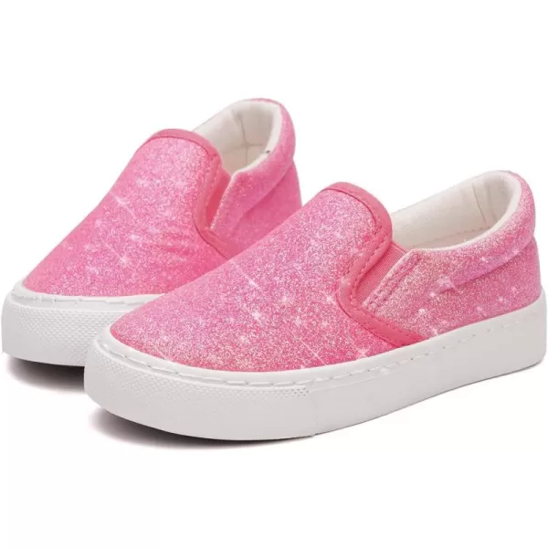 Toandon Toddler Kids Sparkle Sequins Glitter Sneakers Age 2-10