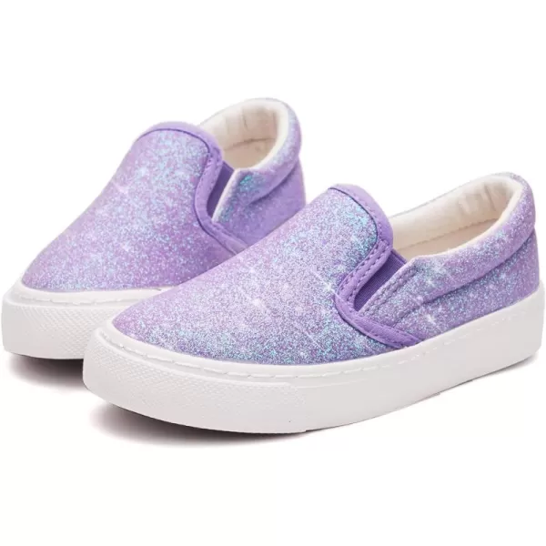 Toandon Toddler Kids Sparkle Sequins Glitter Sneakers Age 2-10