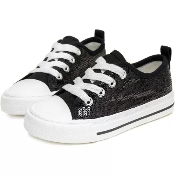 ToandonToddler Kids Sneakers Sparkle Fashion Glitter Sequins Canvas Shoes
