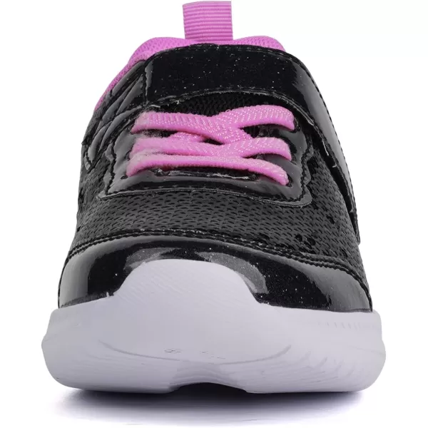 Toandon Toddler Kids Sneakers Sparkle Fashion Glitter Sequins Canvas Shoes