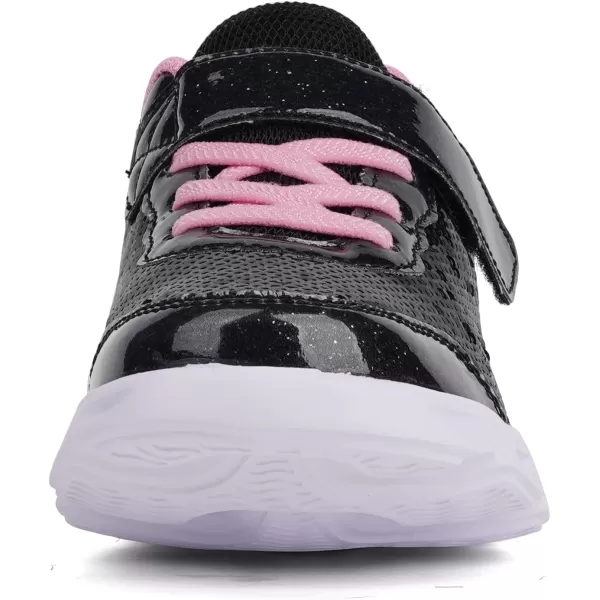 Toandon Toddler Kids Sparkle Breathable Lightweight Sneakers Light Up by Step