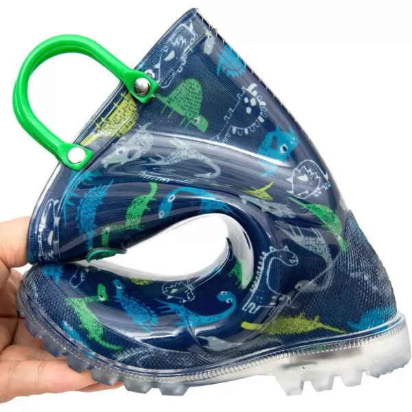 imageOutee boys Rain Boots Kids Baby Light Up