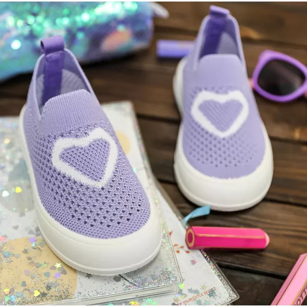 imageToandon Baby Toddler Lightweight Flexible Straps Sneakers for 17 YrsHeart Purple