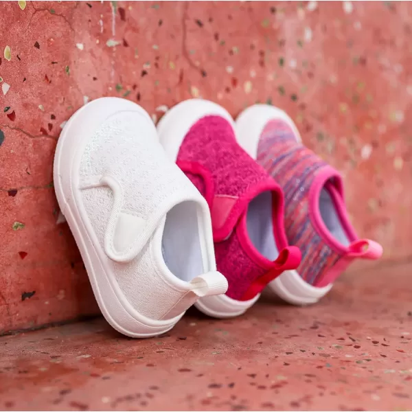 imageToandon Baby Toddler Lightweight Flexible Straps Sneakers for 17 YrsWhite Mesh