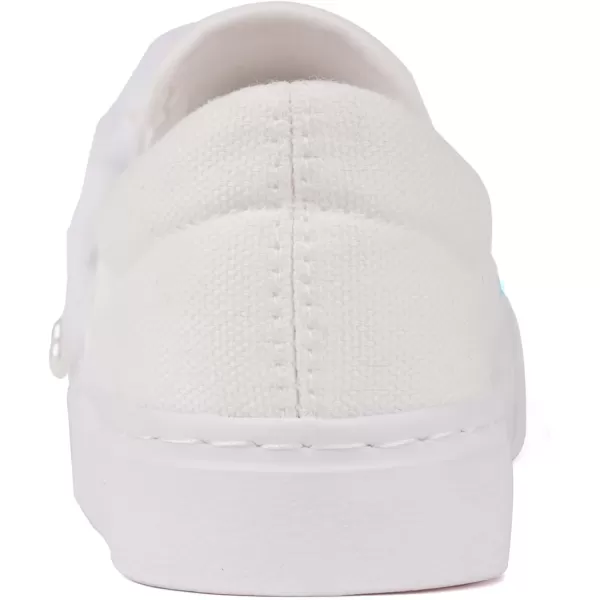 imageToandon Toddler Kids Girls Sparkle Slip On Walking Shoes Age 210Bowknot White