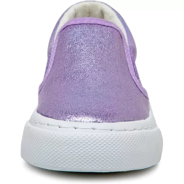 imageToandon Toddler Kids Girls Sparkle Slip On Walking Shoes Age 210Sparkle Pearl Purple
