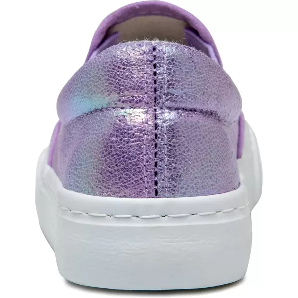 imageToandon Toddler Kids Girls Sparkle Slip On Walking Shoes Age 210Sparkle Pearl Purple