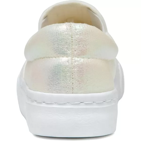 imageToandon Toddler Kids Girls Sparkle Slip On Walking Shoes Age 210Sparkle Pearl White