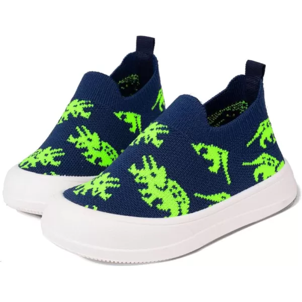 imageToandon Baby Toddler Lightweight Flexible Straps Sneakers for 17 YrsDinosaur Green