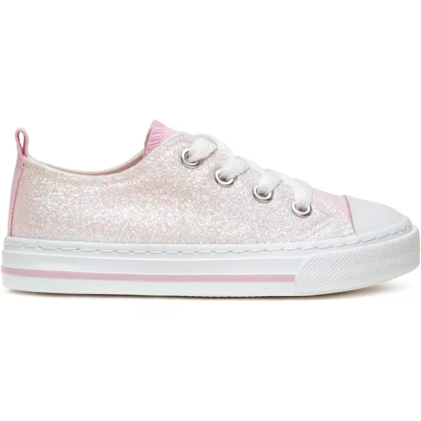 imageToandonToddler Kids Sneakers Sparkle Fashion Glitter Sequins Canvas ShoesGlitter