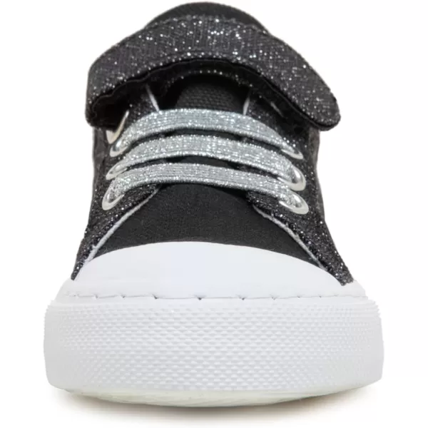 imageToandonToddler Kids Sneakers Sparkle Fashion Glitter Sequins Canvas ShoesGlitter Black With Buckle