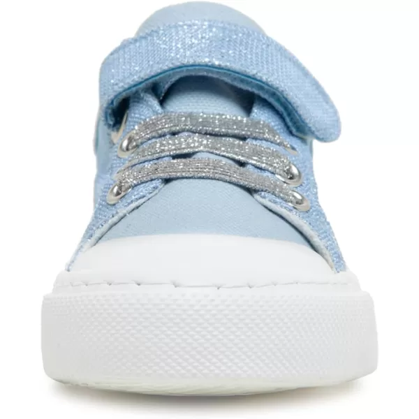 imageToandonToddler Kids Sneakers Sparkle Fashion Glitter Sequins Canvas ShoesGlitter Blue With Buckle
