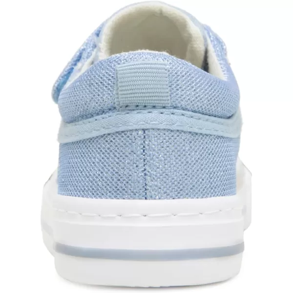 imageToandonToddler Kids Sneakers Sparkle Fashion Glitter Sequins Canvas ShoesGlitter Blue With Buckle
