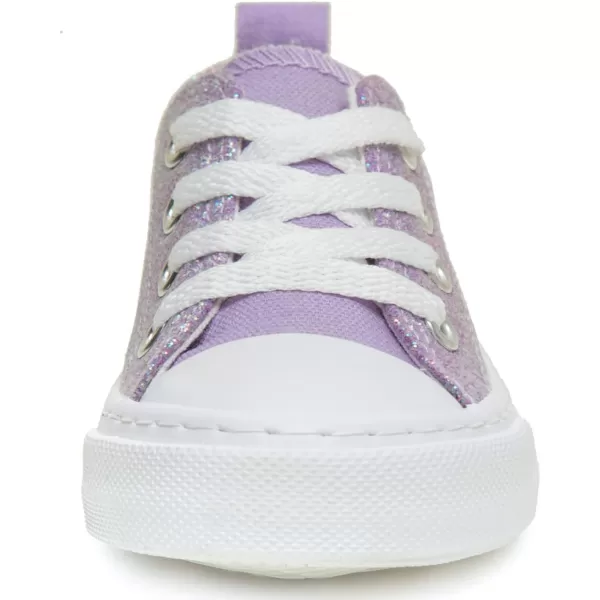 imageToandonToddler Kids Sneakers Sparkle Fashion Glitter Sequins Canvas ShoesGlitter Purple